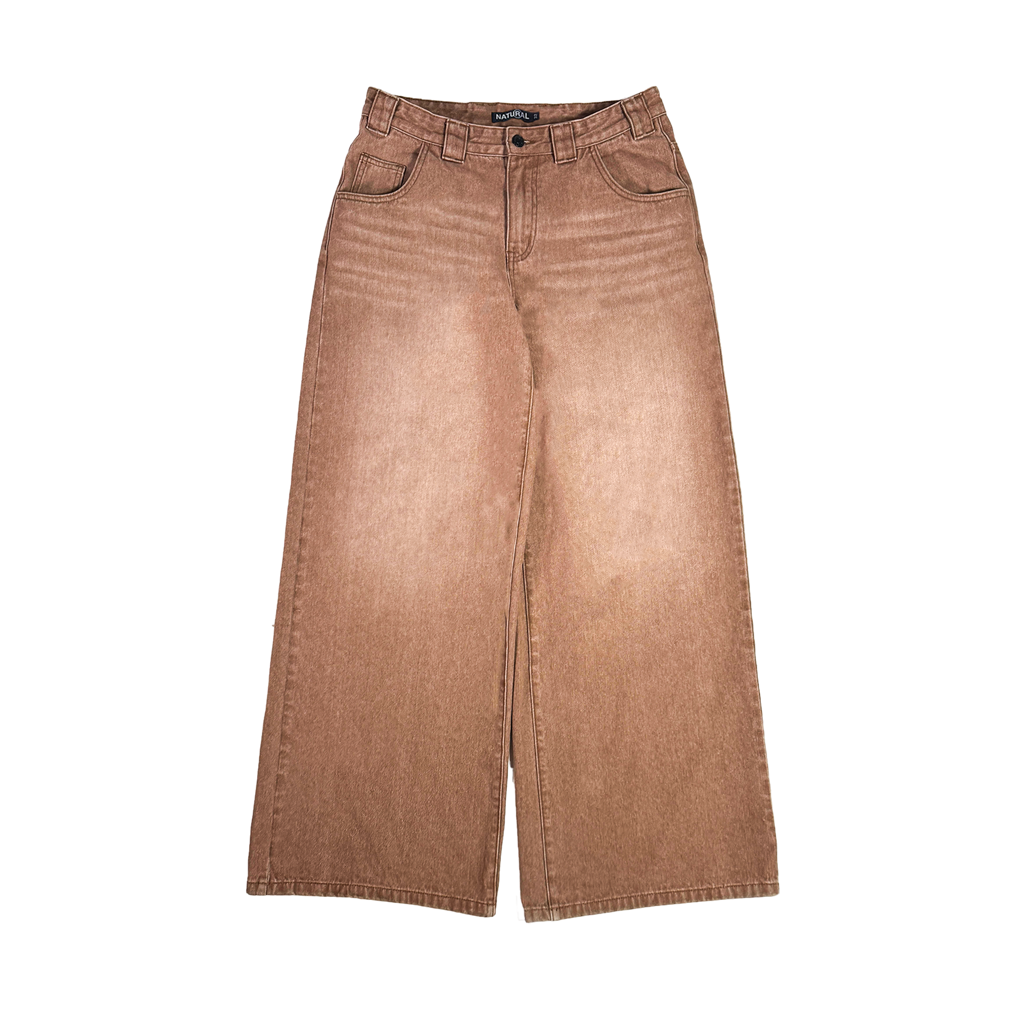 N.G BAGGY COFFEE DENIM [ PREMADE ]