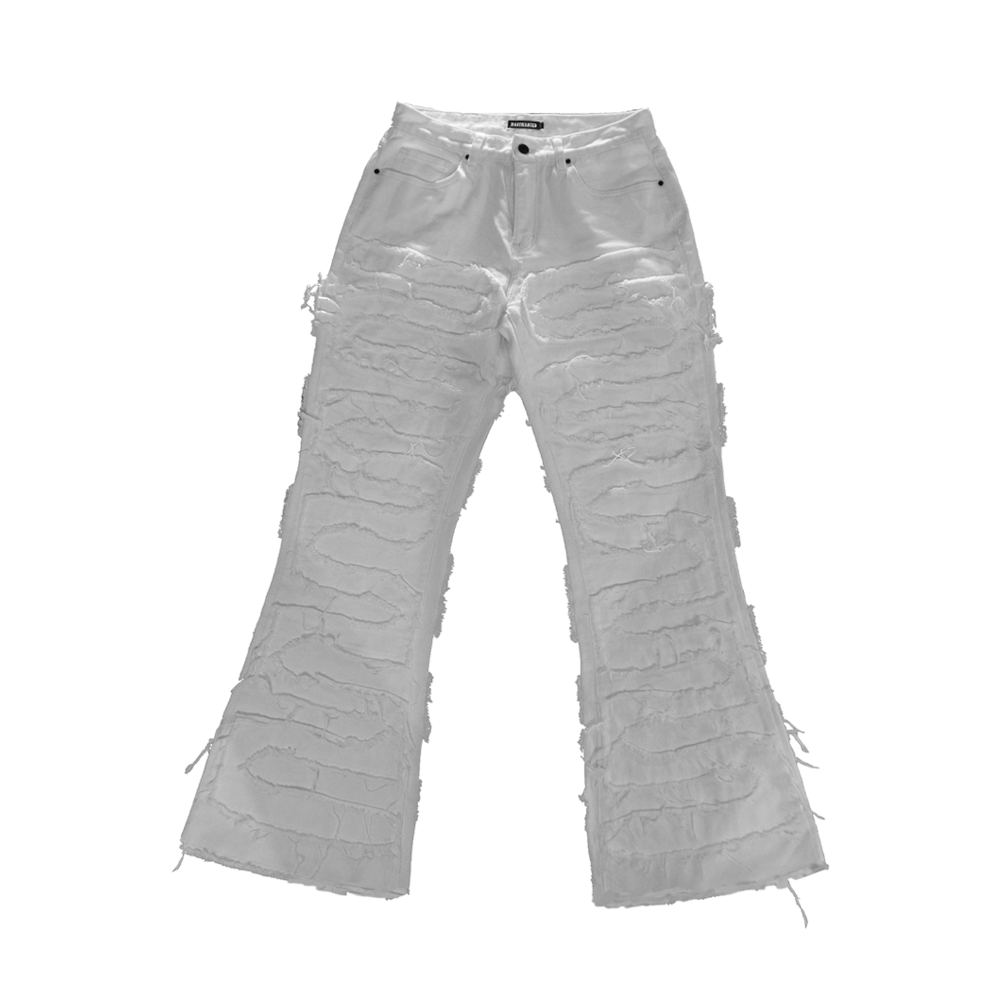 DISTRESSED DENIM V2 ( WHITE )